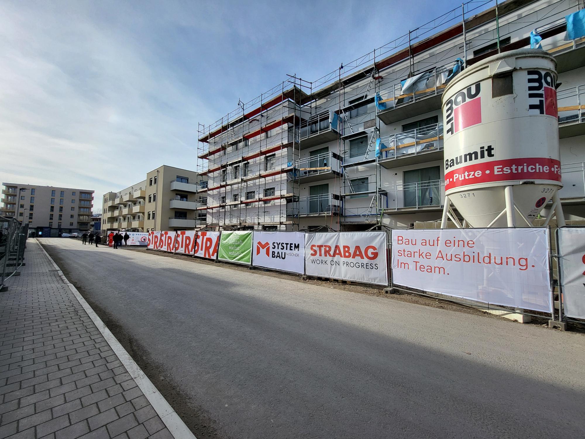 Wohnungen des EGW nach der Dachgleiche