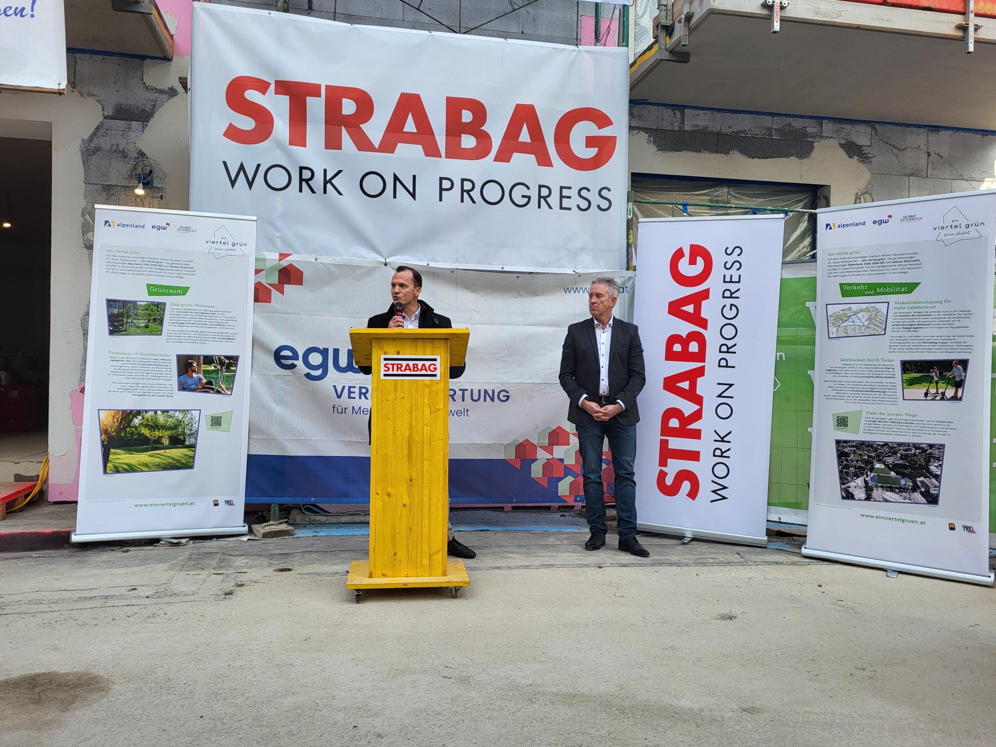 Rede bei der Dachgleiche