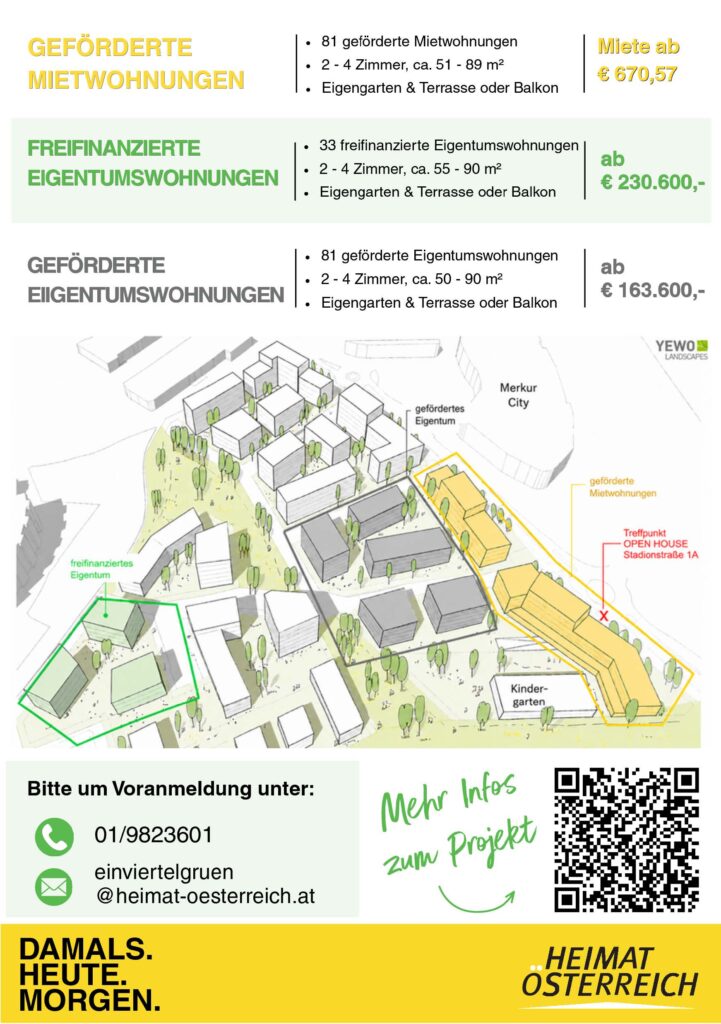Open House Heimat Österreich / ein viertel grün